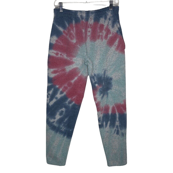 Astroworld Sweatpants Men Small Gray Blue Tie Dye Jogger Wish You Were Here Tour - Picture 2 of 7